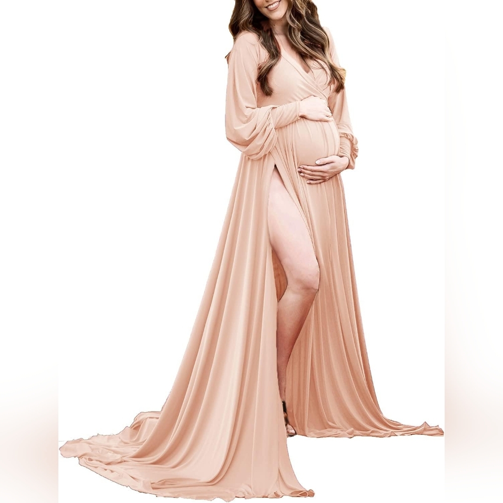 Light Pink Maternity Dress